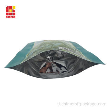 Foil bag para sa tea bag resealable ziplock bag
